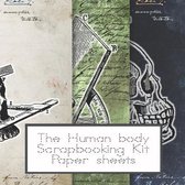 The human body scrapbooking kit paper sheet