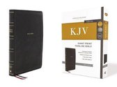 KJV Holy Bible, Giant Print Thinline Bible, Black Leathersoft, Red Letter, Comfort Print: King James Version