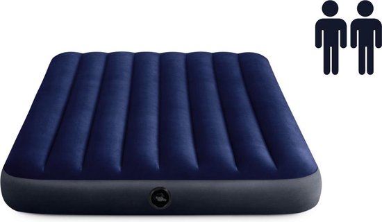 EnStock.tn - Matelas gonflable Intex pour 2 personnes de la série d'Intex  Dura-Beam Standard est confortable et durable, idéal pour le camping ou à  la maison. Ce matelas gonflable est le lit