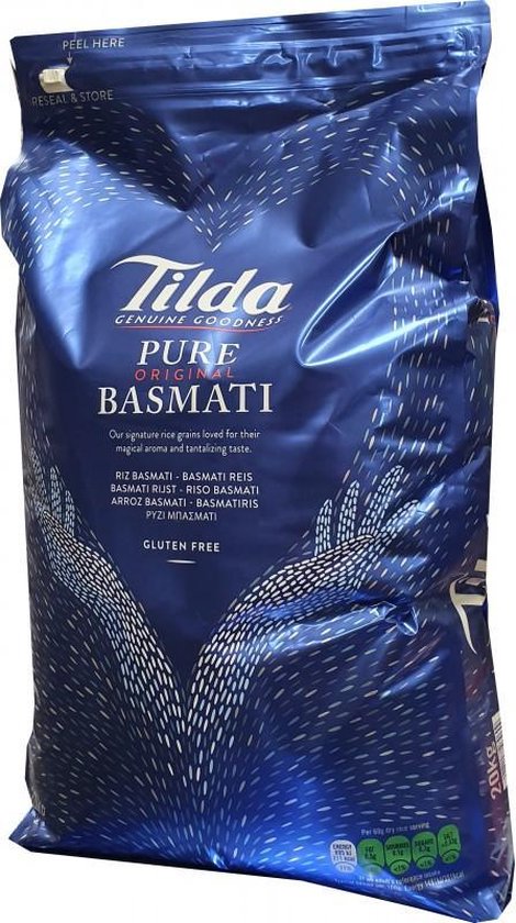 Rice basmati Pure Tilda 20 KG