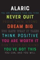 Alaric You Are Stronger Than You Think Never Quit Prove Them Wrong Dream Big You Have What It Takes Think Positive You Are Worth It Dont Stop Believin