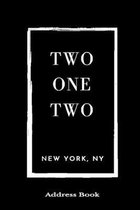 Address Book Two One Two New York, NY