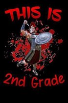 This is 2nd grade: spartan student back to schol for sparta kids Lined Notebook / Diary / Journal To Write In for Back to School gift for