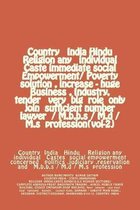 Country India Hindu Religion Any Individual Caste Immediate Social Empowerment