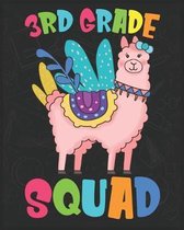 3rd Grande Squad: Llama Notebook, First Day Of School Gift Notebook