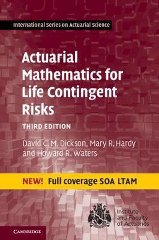 Foto: International series on actuarial science actuarial mathematics for life contingent risks