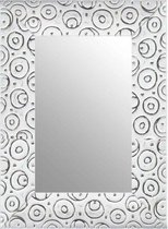 Witte Spiegel met Goud 74x114 cm – Zenta – Gouden Spiegel – Spiegel Wit – Muur Spiegel – Perfecthomeshop