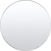 Spiegel Rond Zilver 80x80 cm – Chicago – Grote Spiegels – Zilveren Wandspiegel – Unieke spiegel met zilveren lijst – Perfecthomeshop