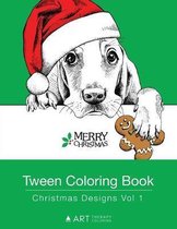 Tween Coloring Book: Christmas Designs Vol 1