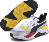 PUMA X-Ray 2 Square Sneakers Heren - Puma White-High Risk Red-Super Lemon - Maat 44