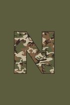 N: Writing Journal Diary for Active Duty or Deployed Military Service Member. 6''x9'' 110 College Ruled Blank Lined With Sp
