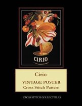 Cirio: Vintage Poster Cross Stitch Pattern