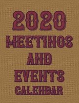 2020 Meetings And Events Calendar