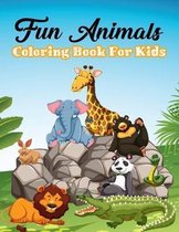 Fun Animals coloring book for Kids