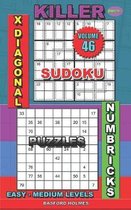 Killer sudoku X diagonal. Numbricks puzzles: Easy - medium levels