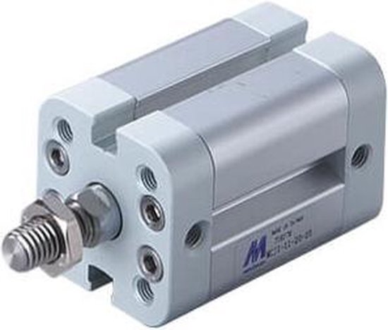 100-100mm compacte cilinder met  Buitendraad ISO-21287 MCJI - MCJI-11-100-100