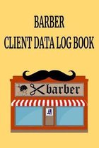 Barber Client Data Log Book