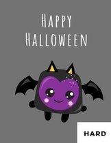 Happy Halloween: 100 Hard Puzzles In Large Print Halloween Themed