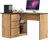 AZ-Home Bureau Malmo - Eiken/Zwart - Hoekbureau Links