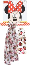 Minnie Mouse sjaaltje met bijpassende haarband, wit