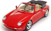 Porsche 911 Carrera 1993 Rood – Bburago 1:18 - Modelauto - Schaalmodel - Miniatuurauto