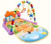 Paarse Babygym - Speelmat met Piano - Activity gym - Speelkleed met Boog
