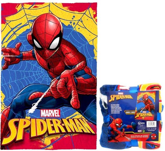 Norm Slank Makkelijker maken Zijde zachte fleece deken Spider-Man (100x150 cm) | bol.com