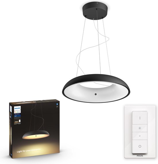 Philips Hue Amaze hanglamp - warm tot koelwit licht - zwart