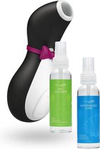 Satisfyer Pro Penguin Next Generation - Pleasure Glide Glijmiddel en Toy cleaner