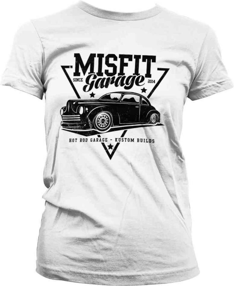 Misfit Garage Dames Tshirt -S- Since 2014 Wit