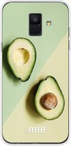 Samsung Galaxy A6 (2018) Hoesje Transparant TPU Case - Avocado Aficionado #ffffff