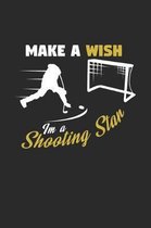 Make a wish I'm a shooting star: 6x9 Hockey - dotgrid - dot grid paper - notebook - notes