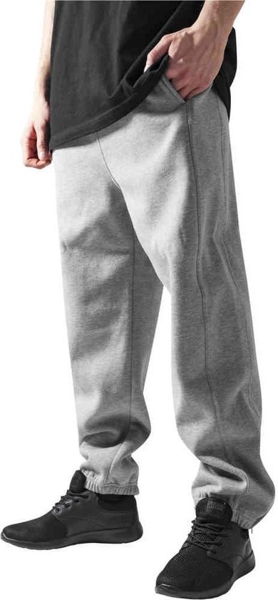 Urban Classics - Basic Heren joggingbroek - L - Grijs