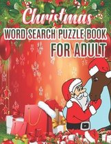 Christmas Word Search Puzzle book For Adult