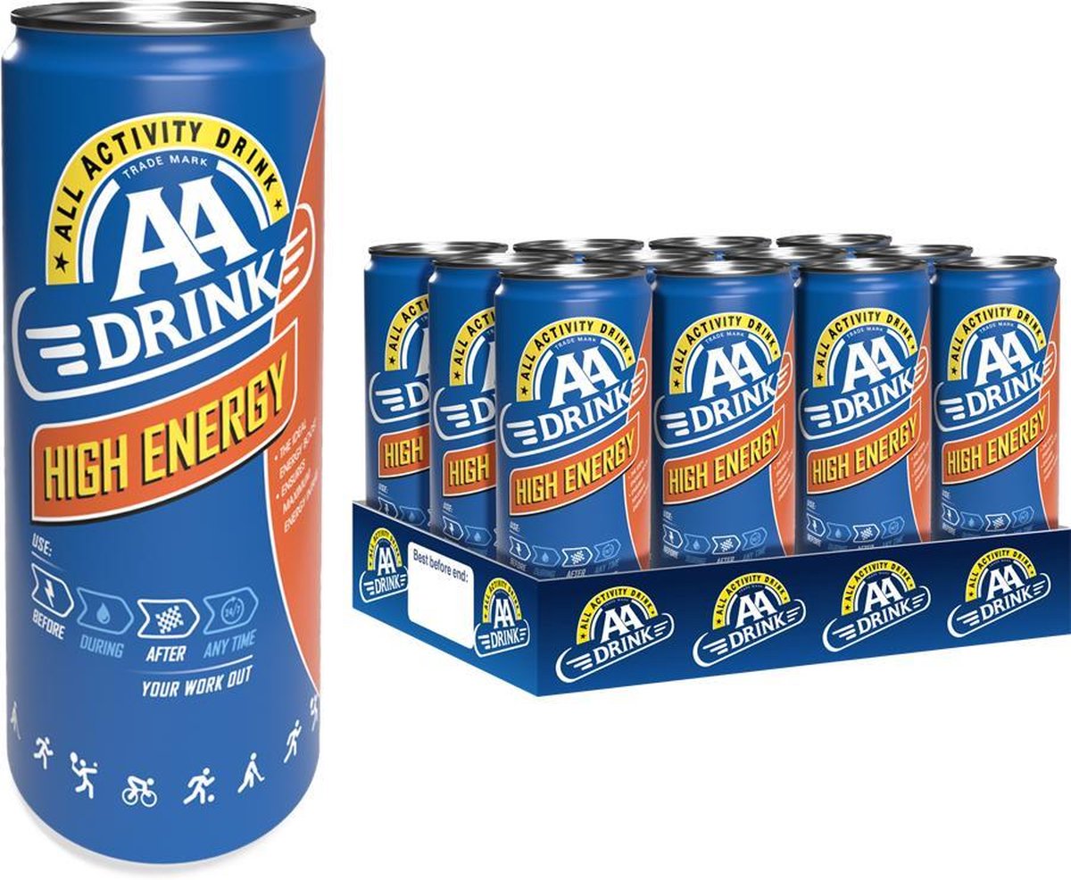 AA Drink High Energy 0,25ltr (24 blikjes)