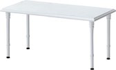 Tafel met Ronde Poten (B90cm) - Wit