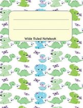 Wide Ruled Notebook: 8.5 x 11 Journal 100 Pages
