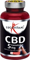 Lucovitaal CBD 5 milligram Cannabidiol Voedingsupplement - 180 capsules