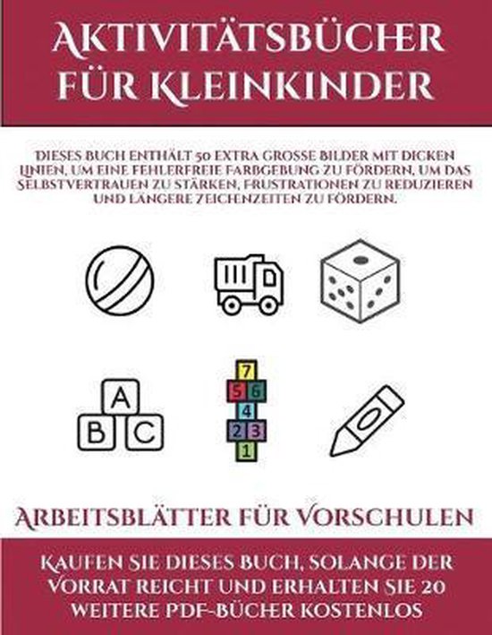 Aktivitatsbucher Fur Kleinkinder (Siehe Innen Fur Details -  ... - cover
