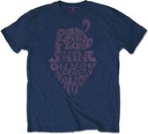 Pink Floyd Heren Tshirt -S- SOYCD Vintage Blauw