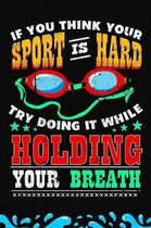 If You Think Your Sport Is Hard Try Doing It While Holding Your Breath: Swimmer Journal