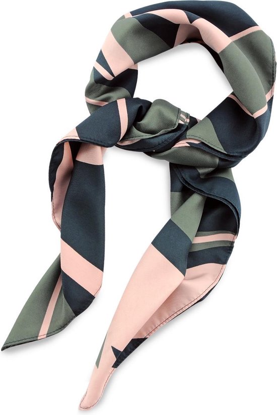 We Love Ties - Sjaal patroon groen roze