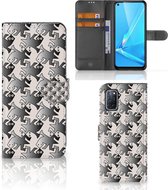 Wallet Book Case OPPO A72 | OPPO A52 Smartphone Hoesje Salamander Grey