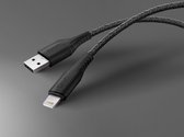 UNIQ Helix - Anti-Microbial USB-C to Lightning Cable 1.2M - Zwart