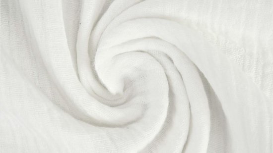 menu lassen zoet Hydrofiel stof - Mousseline stof 100% katoen dubbel geweven lekker zacht -  Wit | bol.com