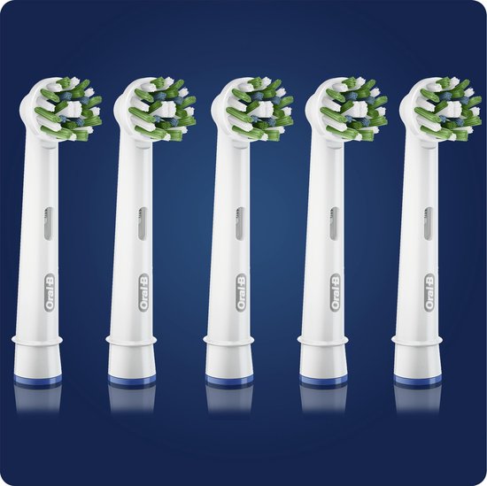 Oral-B CrossAction Opzetborstel Met CleanMaximiser-technologie, Verpakking Van 5 Stuks