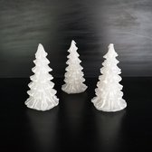Home Society - kerstboomkaars - set van 3 - 11 cm