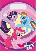 24x stuks My Little Pony thema uitdeelzakjes/cadeauzakjes/snoepzakjes 23 x 17 cm