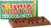 Tony's Chocolonely chocoladereep melk/hazelnoot - 5 x 180 gram