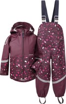 Didriksons - Regenkleding set voor kinderen - Waterman Print - Paars - maat 100 (98-104cm)